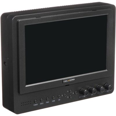 Delvcam DELV-SDI-7 7" 3G-SDI Camera-Top LED Monitor with Advanced Function, 1024x600 Resolution, BNC/HDMI