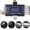 Optimal Shop 20+4 Pin LCD Computer Power Supply Tester for SATA IDE HDD ATX ITX BYI Connectors-Black view 1