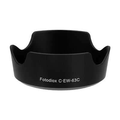 Fotodiox Lens Hood Replacement for EW-63C Compatible with EF-S 18-55mm f/3.5-5.6 is STM Lens