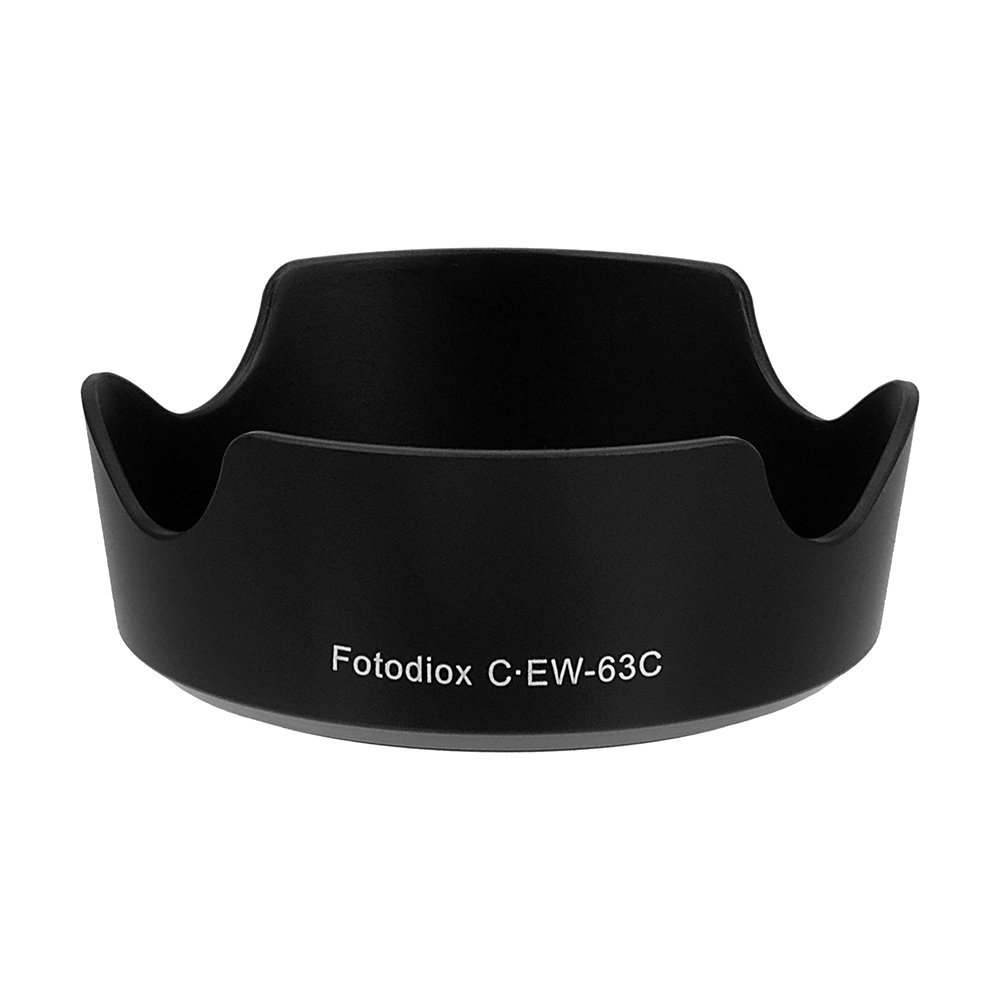 Fotodiox Lens Hood Replacement for EW-63C Compatible with EF-S 18-55mm f/3.5-5.6 is STM Lens