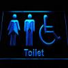 ADVPRO Unisex Toilet with Disabled Accessible Restroom Washroom LED Sign Neon Light Sign Display i1033-b(c) view 1