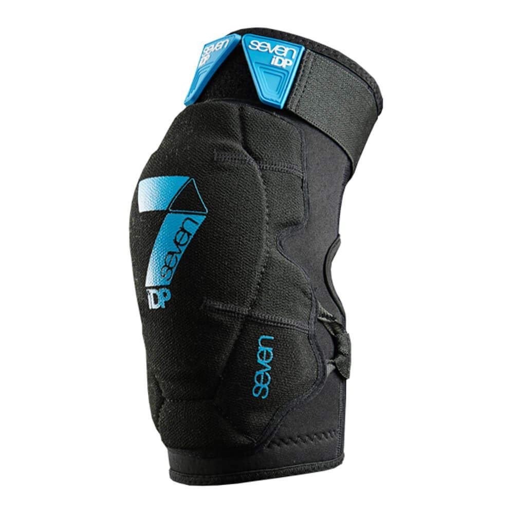 7iDP Flex Hard Shell Knee Pads for Mountain Biking and BMX, Black, Medium (7005-05-530)
