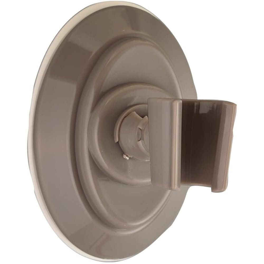 NOVA Suction Cup Shower-Head Holder Removable Adjustable Shower Head Mount, Tool-Free Strong Suction, Easy Reach for Seated Bathing, Kids & Pets, Reposition-able Bathroom Accessory