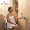 NOVA Suction Cup Shower-Head Holder Removable Adjustable Shower Head Mount, Tool-Free Strong Suction, Easy Reach for Seated Bathing, Kids & Pets, Reposition-able Bathroom Accessory view 2