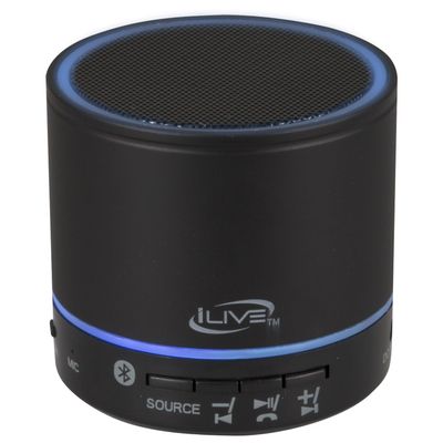 iLive Color Changing Portable Wireless Speaker with FM Scan Radio, ISB07B