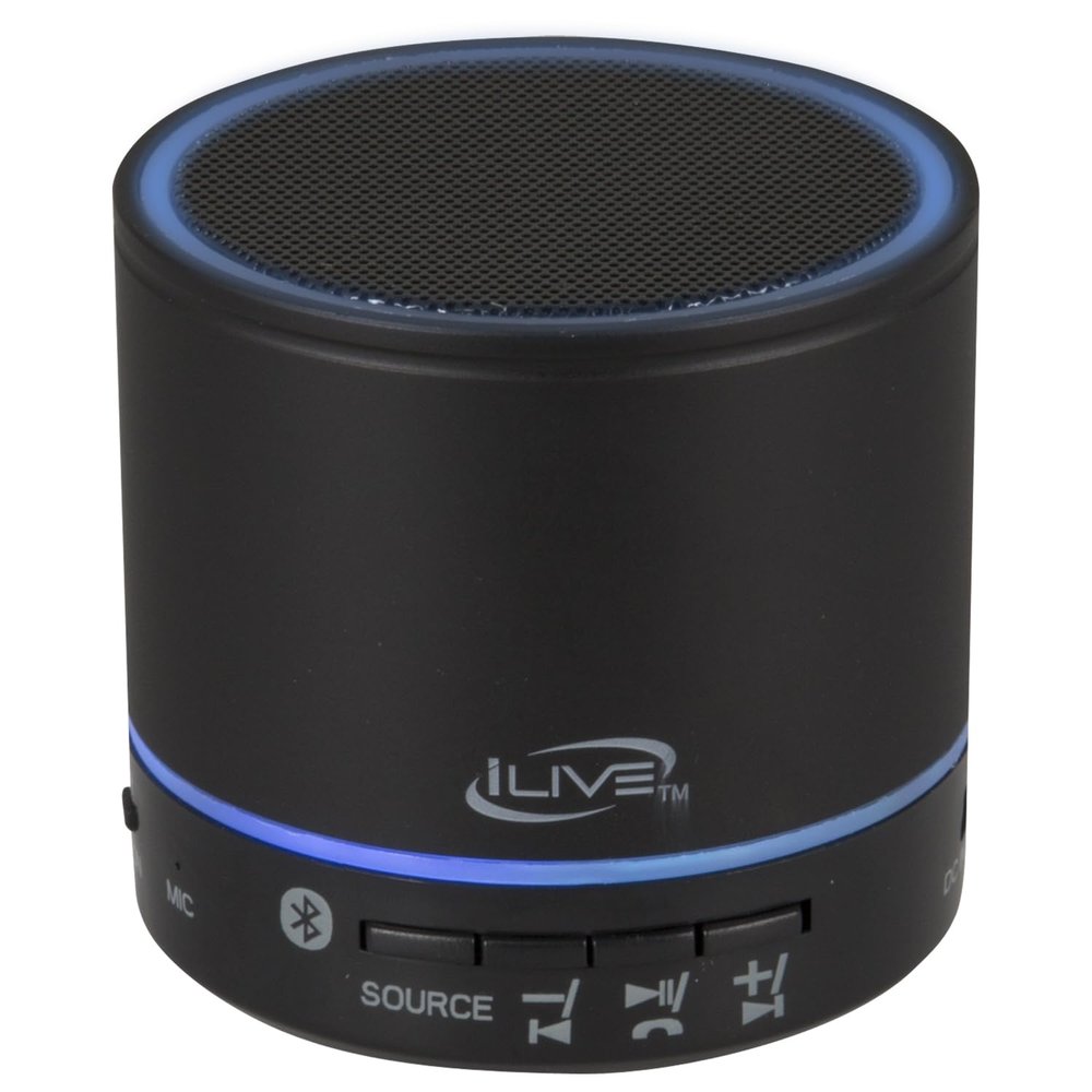 iLive Color Changing Portable Wireless Speaker with FM Scan Radio, ISB07B
