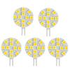 HERO-LED SG4-12T-CW Side Pin G4 LED Disc Halogen Replacement Bulb, 2.4W, 20-25W Equal, Cool White 6000K, 5-Pack(Not Dimmable) view 1