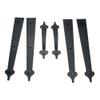 Household Essentials Garage Handle and Hinge Magnets  Decorative Magnetic Hardware Steel Doors, Easy Installation, Durable & Weatherproof, Set of 6 view 1