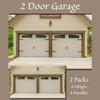 Household Essentials Garage Handle and Hinge Magnets  Decorative Magnetic Hardware Steel Doors, Easy Installation, Durable & Weatherproof, Set of 6 view 2