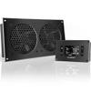 AC Infinity AIRPLATE T7, Quiet Cooling Fan System 12" with Thermostat Control, for Home Theater AV Cabinets view 1