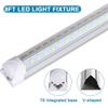FTUBET 20 Pack 8FT LED Shop Light Fixture, 144W 15500LM 6000K Cool White,High Output Linkable Tube Light, 4 Rows V Shape T8 8 Foot LED Shop Lights for Garage, Warehouse view 3