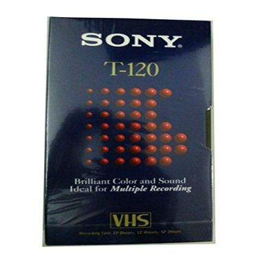 SONY ES T-120 Dynamicron Blank VHS Tape