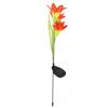 Winterworm Orange Solar 4 LED Lily Flower Light Outdoor Garden Lawn Color Changing Lamp view 2