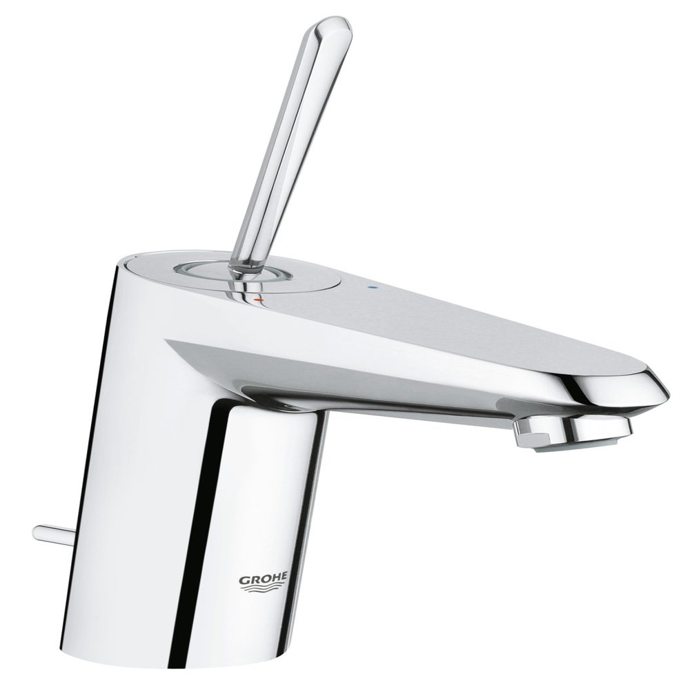 GROHE 23425000 Eurodisc Joystick Basin Mixer with Pop-up Waste Set, Small, Chrome, zzzz-s