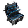 B&W International Jumbo 6700 Outdoor Tool Case with Pocket Tool Boards, Black view 4