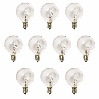 YiLighting G40 Globe Bulb 5W Incandescent Bulbs for Indoor Outdoor String Light Bulbs Replacement (10)