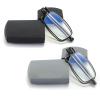 sevenplus 2 Pack Reading Glasses Blue Light Blocking, Anti UV Glare, Foldable Computer Spring Hinge Readers for Women Man 2.0X view 1