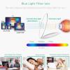 sevenplus 2 Pack Reading Glasses Blue Light Blocking, Anti UV Glare, Foldable Computer Spring Hinge Readers for Women Man 2.0X view 4