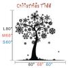 Christmas Tree Snowflake Vinyl Art-Christmas Holiday Winter Decal view 3