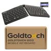 Goldtouch Go!2 Mobile Keyboard (GTP-0044) - Portable Foldable Travel Ergonomic Keyboard with USB for PC & Mac, Plus Jestik Microfiber Cloth - Value Bundle view 1