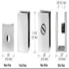 CRL Chrome Medium Set Screw Glass Shelf Clamp for 1/4" to 5/16" Glass view 2
