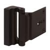 Prime-Line U 11126 Door Reinforcement Lock  Add Extra, High Security to your Home and Prevent Unauthorized Entry  3 In. Stop, Aluminum Construction, Bronze (Single Pack) view 1