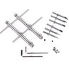 Andoer DSLR Professional Camera Lens Spanner Wrench Opening Opening Tool 3 Tips 10-100 mm for Canon Nikon Sony Olympus view 1