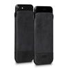 Sena Ultraslim Heritage Thin Tumbled Leather Pouch Sleeve iPhone 6, 7, 8 - Black view 1