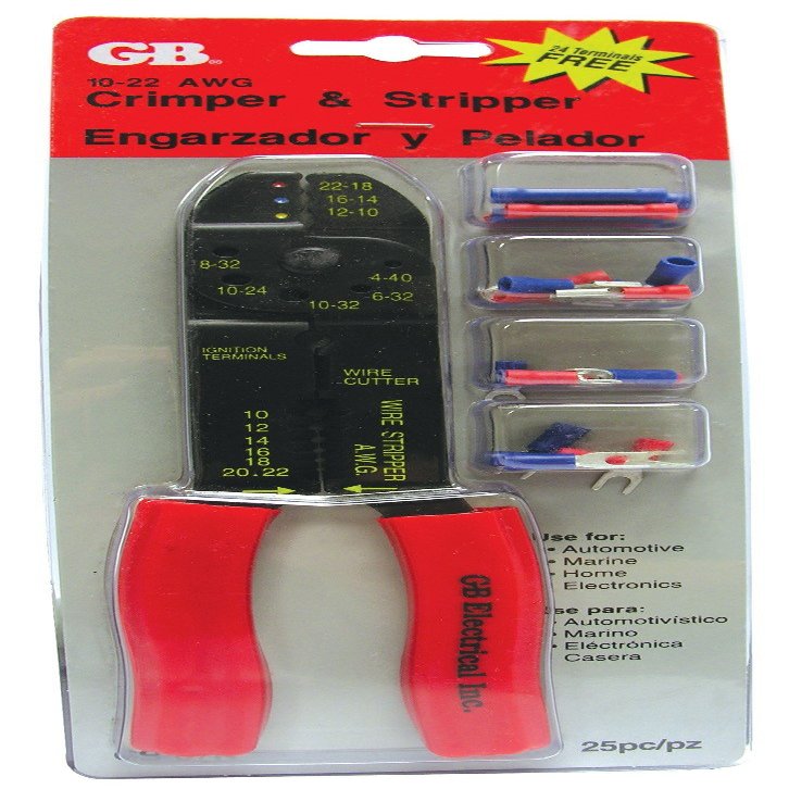GB Gardner Bender GS-67K Terimal Crimping & Stripping Tool Kit