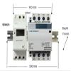 Electrodepot 7 Day 24 Hours Timer. 4 Pole, N/O 60 Amps AC-1, Control 120VAC, Components in DIN Rail view 3