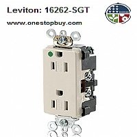 Leviton 16262-SGT 515R DEC HG Recep LA