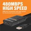 Cablemax USB 2.0 Isolator - Hi-Speed 480Mbps, Surge Protection, No Drivers Needed - Plug & Protect Your Investment view 2