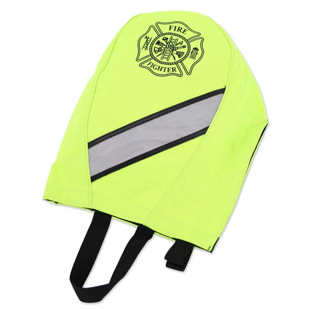Lightning X Products Fireman's SCBA Air Pak Respirator Firefighter Mask Face Piece Bag for First Responder (Fluorescent Yellow)