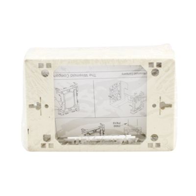 Wiremold Legrand NM2048 Sure-Snap Deep Device Box Fitting 1-Gang, Ivory