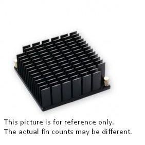 MWPL45-20 45x45x20mm heat sink with push pin