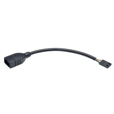 TRIPP LITE USB 2.0 to USB Motherboard 4-Pin IDC Header Cable 6-Inch (U024-06N-IDC)