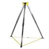 MSA 10102002 Workman Tripod - 8' Height, Aluminum, Confined Space Entry Kit Component, Skid-Resistant Rubber Tread, 4" Adjustable Increments, Made for Workman, Dynavac II & Latchways Accessories view 1