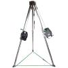 MSA 10102002 Workman Tripod - 8' Height, Aluminum, Confined Space Entry Kit Component, Skid-Resistant Rubber Tread, 4" Adjustable Increments, Made for Workman, Dynavac II & Latchways Accessories view 2