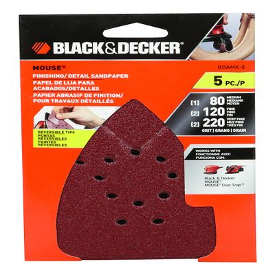MOUSE SANDPAPER ASSTD5SH