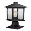 Z-Lite 1 Light Outdoor Pier Mount Light 531PHMR-533PM-BK view 1