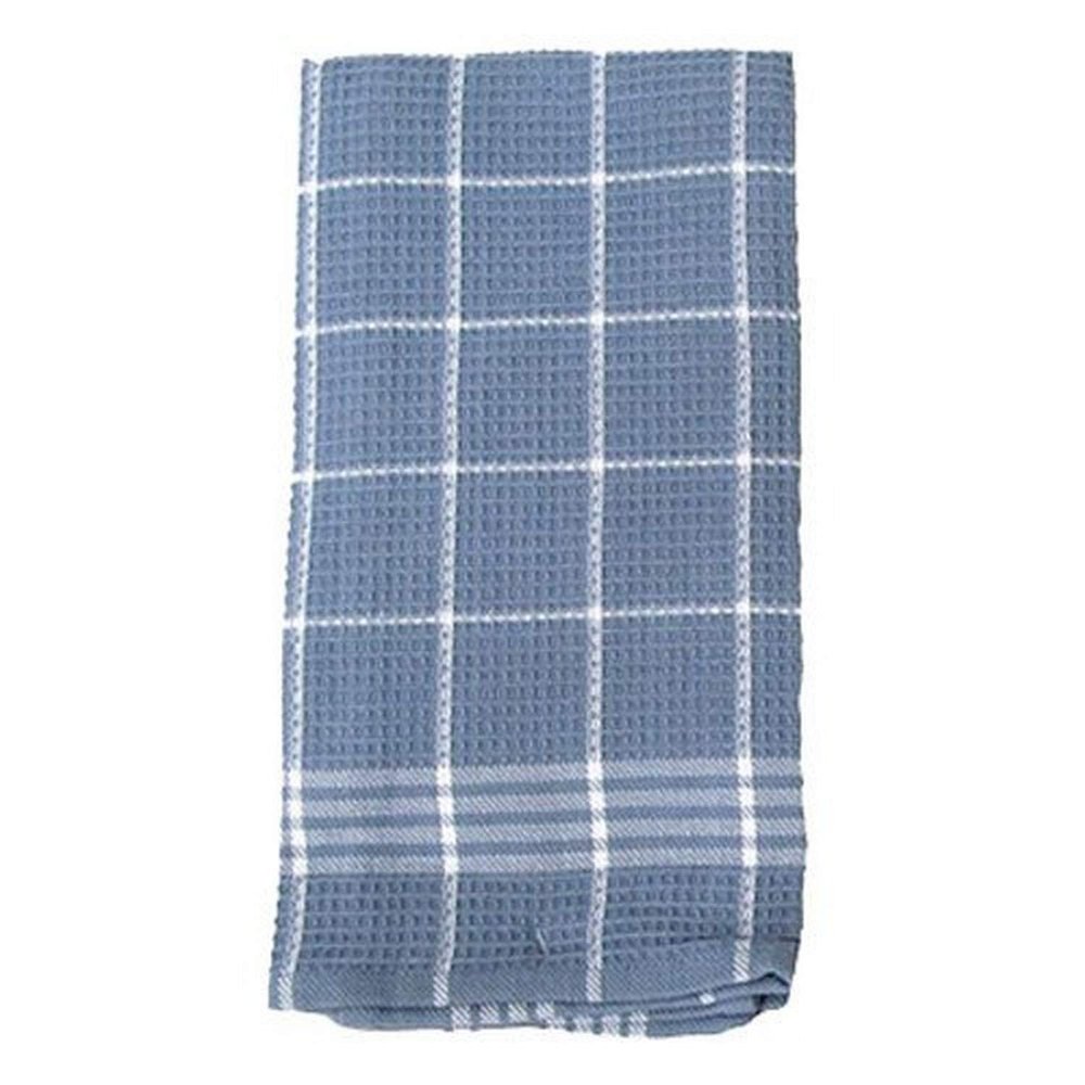 J & M HOME FASHIONS 7393 2PK BLU Kitch Towel