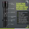 High-Power 500mm/1000mm f/8 Manual Telephoto Lens for Sony Alpha A99, A77, A65, A58, A57, A55, A37, A35, A33, A900, A700, A580, A560, A550, A390, A380, A330 and A290 Digital SLR Cameras view 2