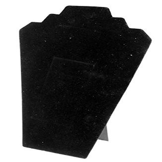 SE 12" Black Padded Necklace Easel Display Board - JD197NS