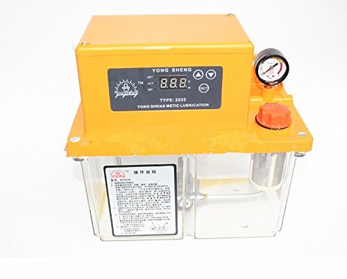 4L Auto Lubrication Pump CNC Digital Electronic timer LCD Automatic oiler