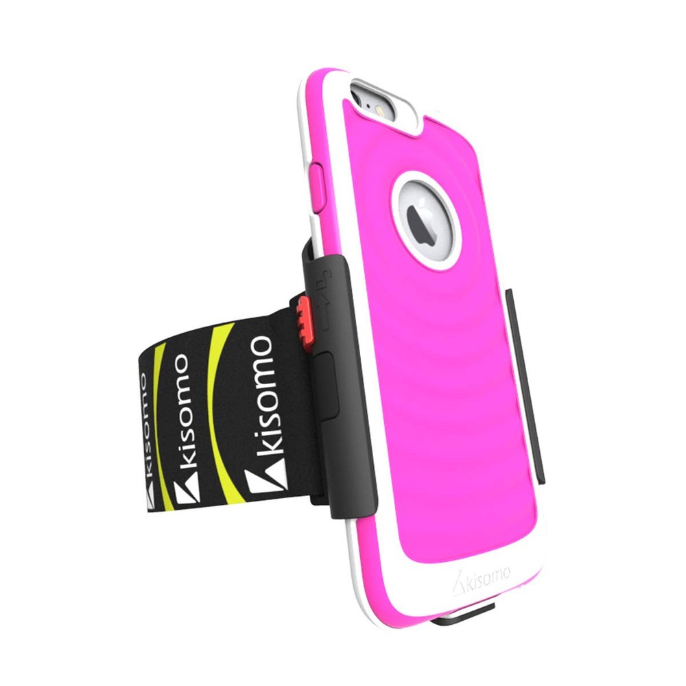 Kisomo KS5341i6 iPhone 6s/6 Case Integrated Arm Belt Energia Peach