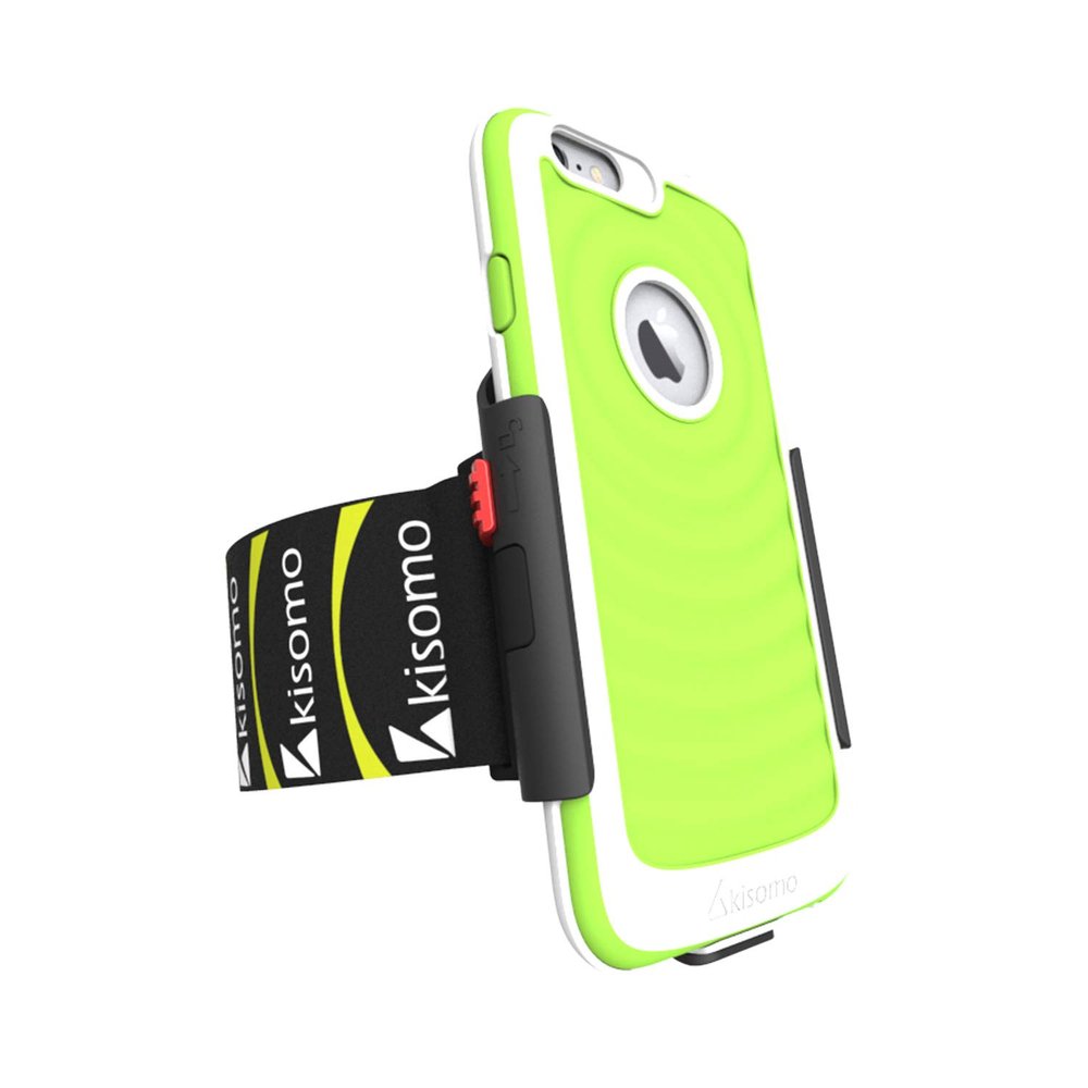 Kisomo KS5340i6 iPhone 6s/6 Case Integrated Arm Belt, Energia, Green