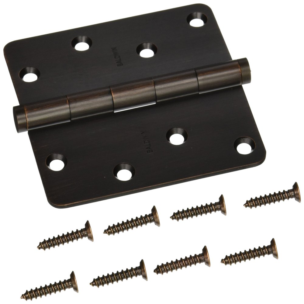 Baldwin 1440112I .25 Radius Mortise Hinge, Aged Bronze