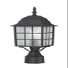 Satco - Adams - 1 Light - 17" Outdoor Post W/ Frosted Glass view 1