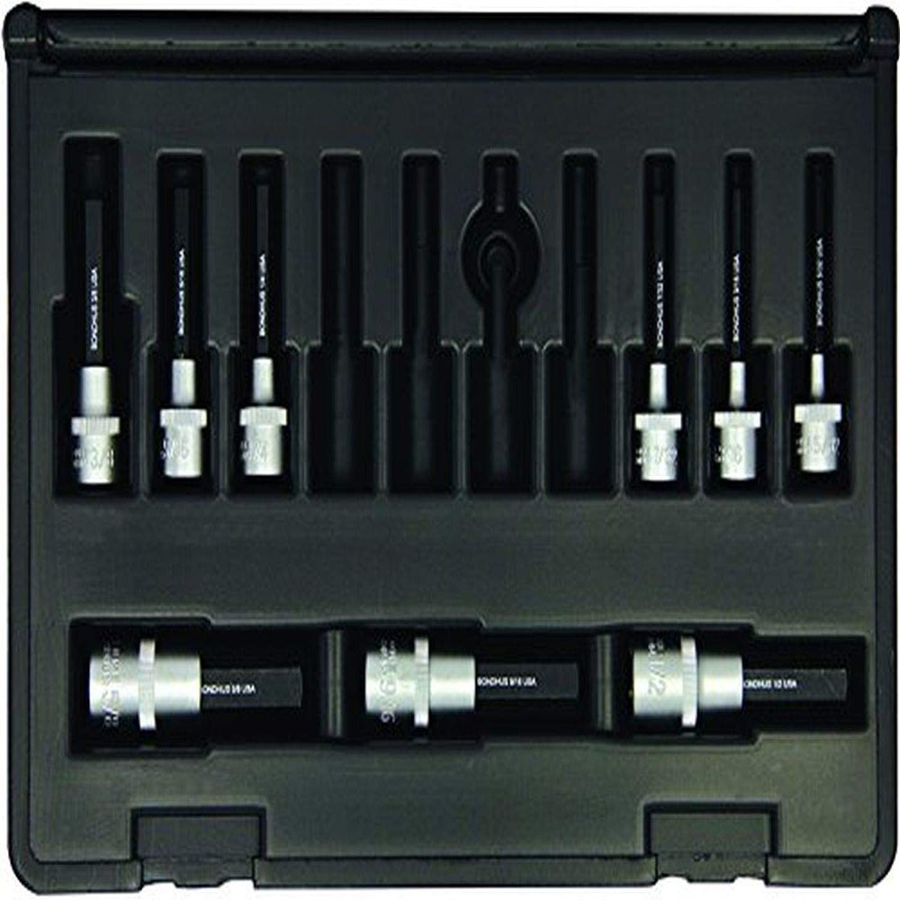 "Bondhus 30299 Socket Hex Bit Tool Set w/Sockets,2"",9-pc", multi, one size