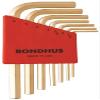 Set 7 GoldGuard Plated Hex L-Wrenches 1.5-6mm - Short view 1